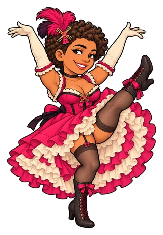 Cancan Dancers