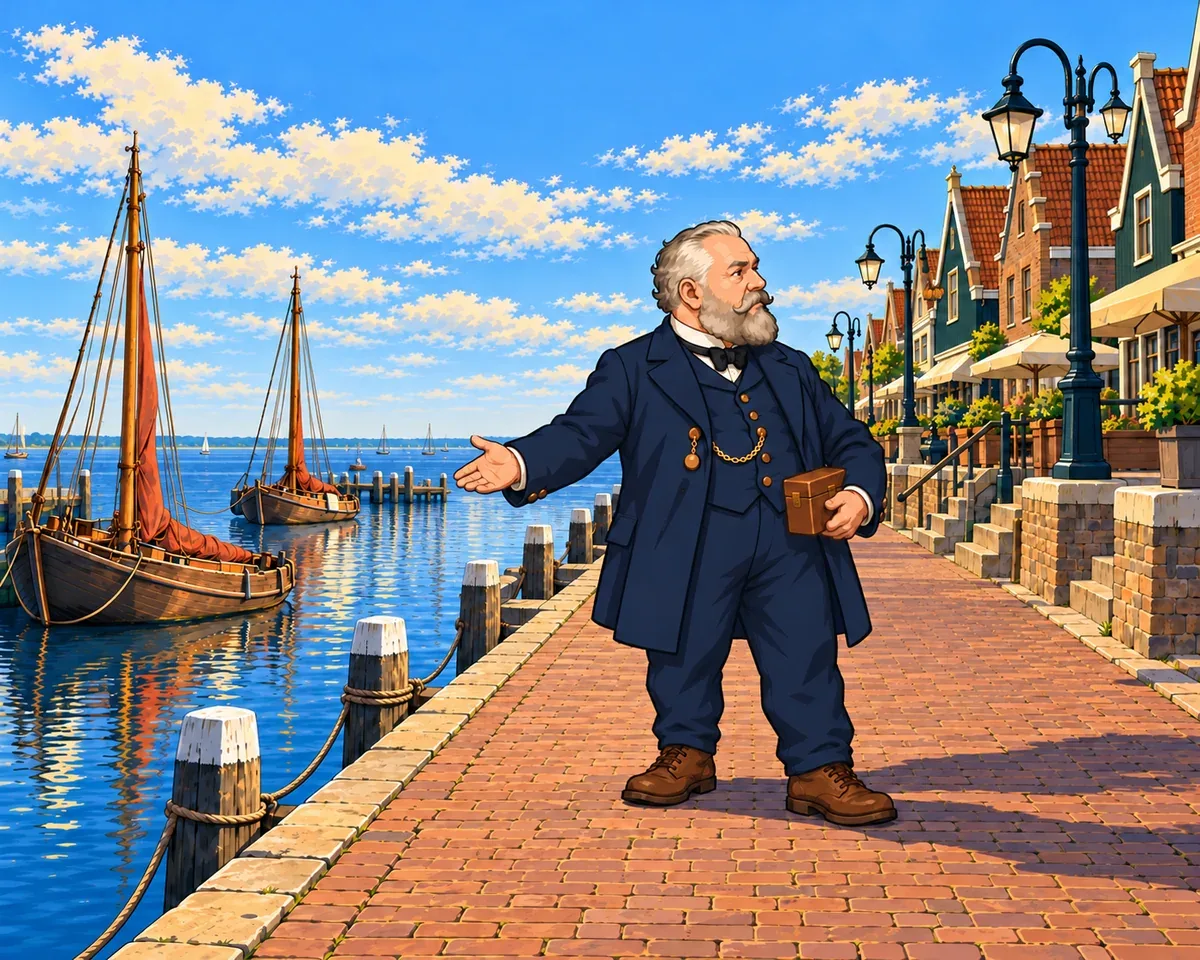 Secrets of Volendam Self-Guided Scavenger Hunt & Walking Tour