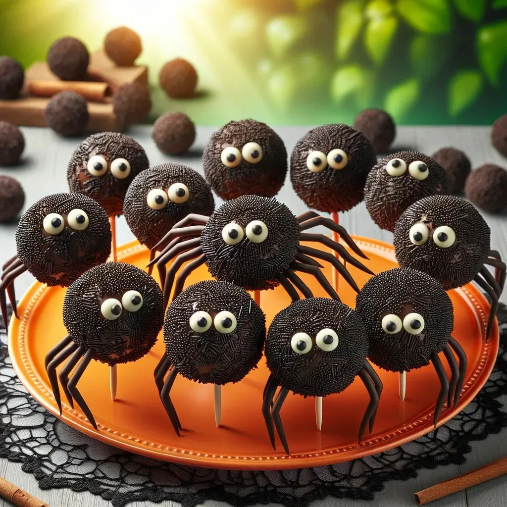 City Game The Netherlands Spider Cake Pops