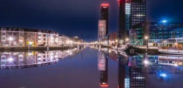 City Game Leeuwarden at night