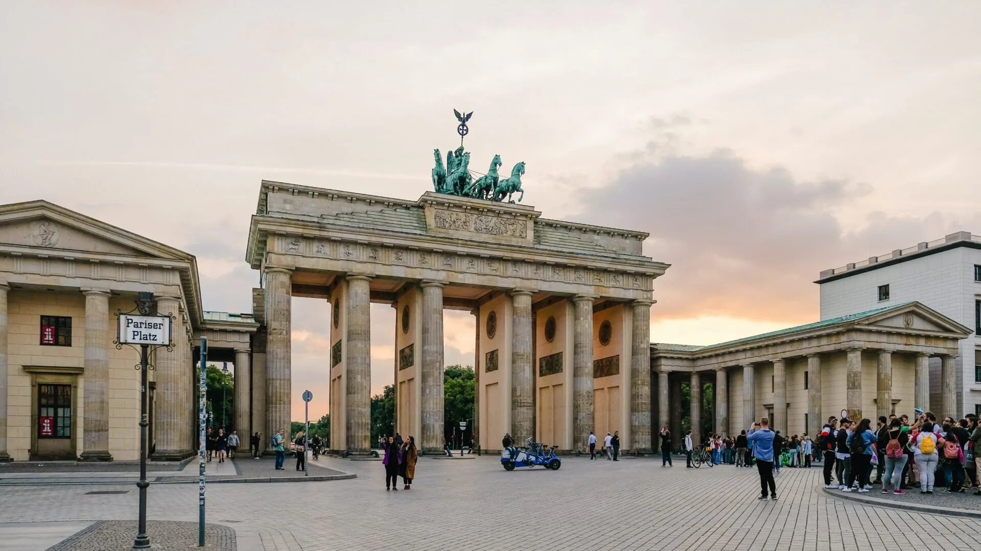 Pariser platz und Das Brandenburger To