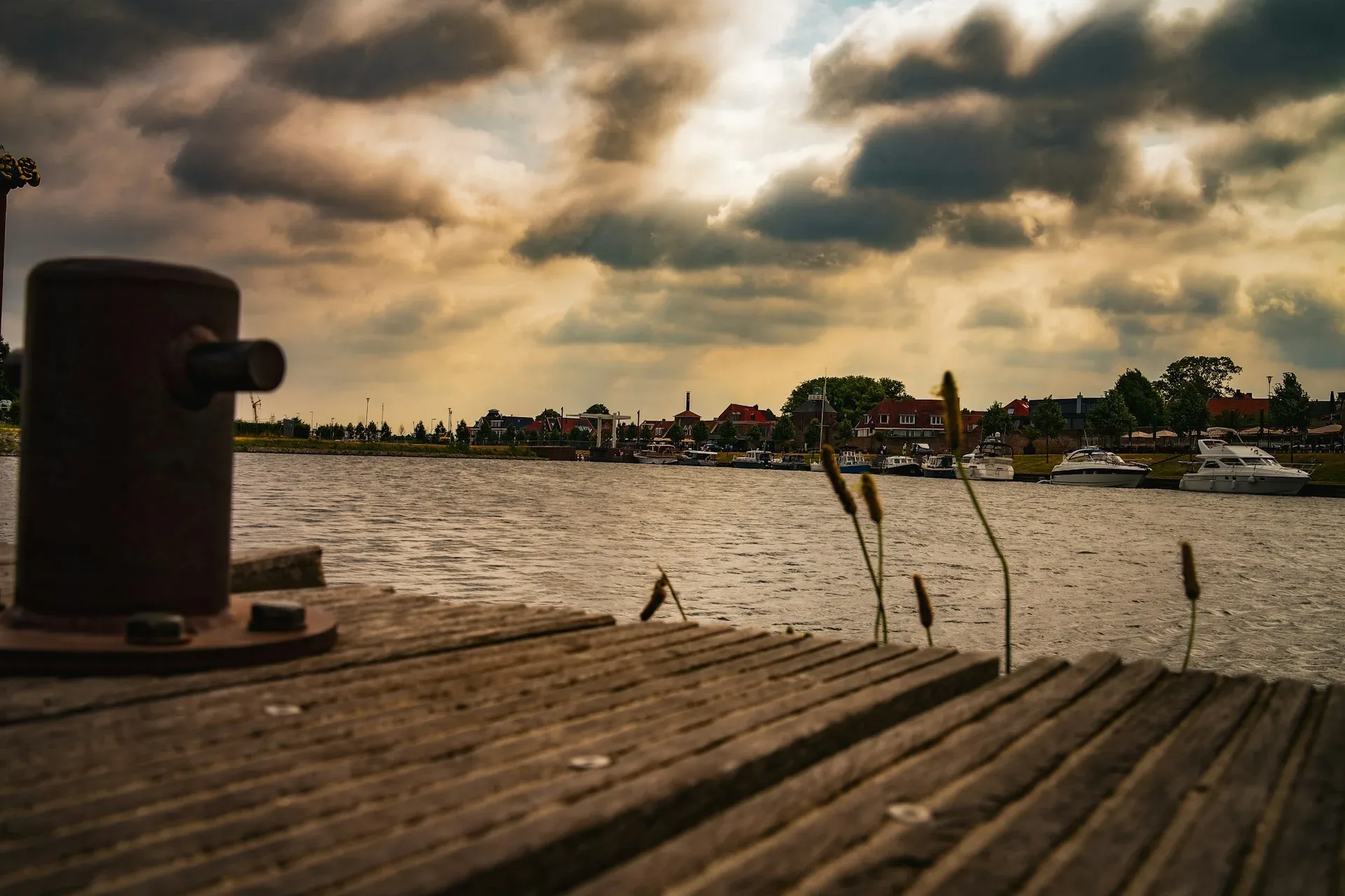 Stadtspiel Harderwijk Blick aufs Wasser