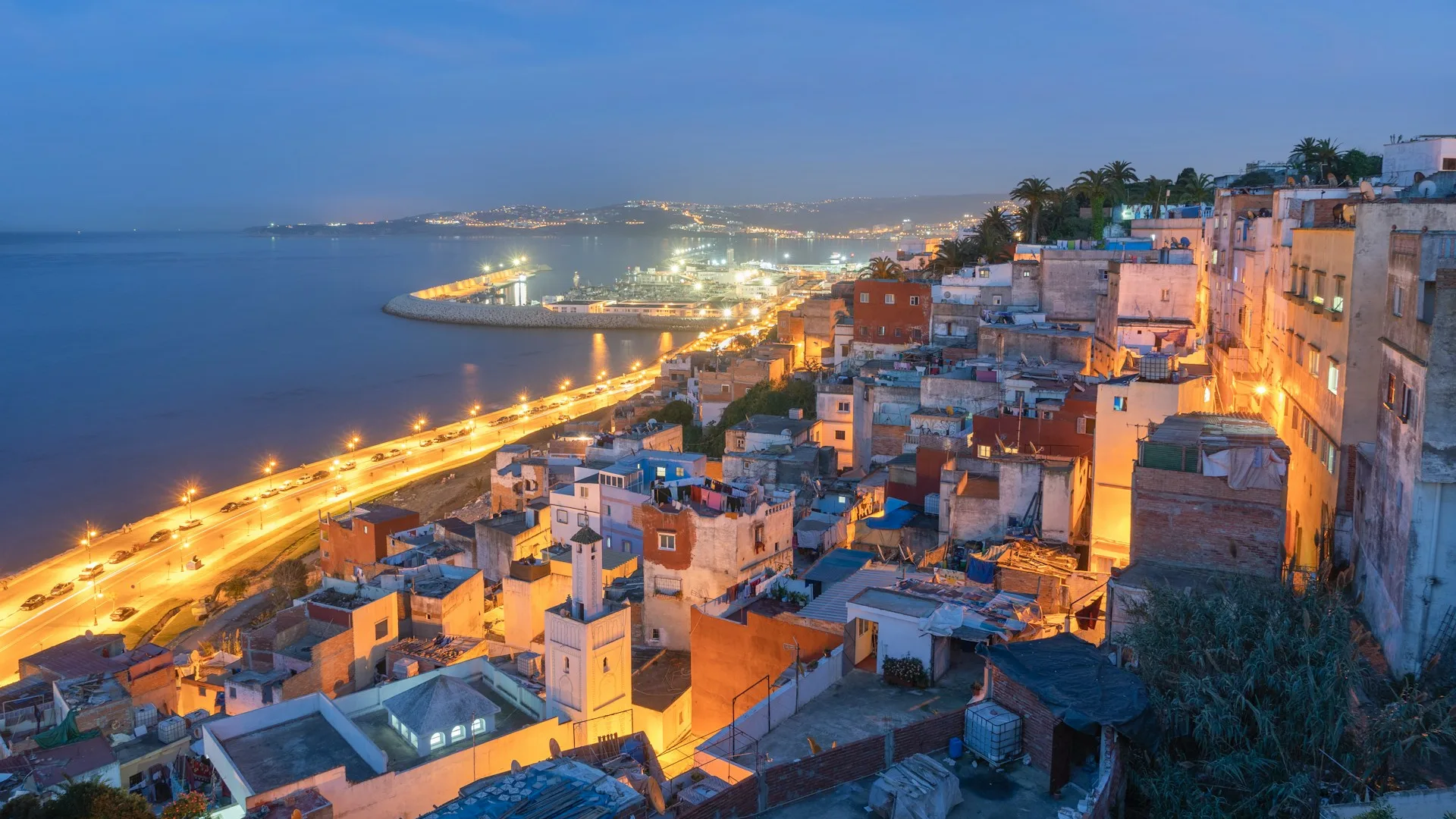 City Game Tangier at night