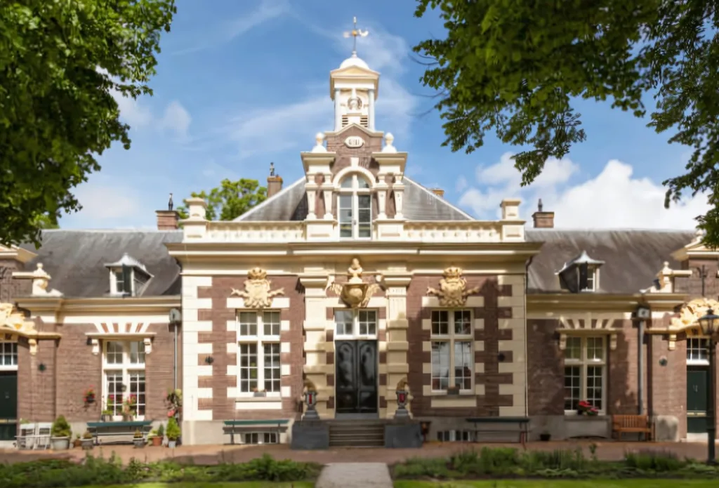 City Game Brielle Asyl for old and infirm sailors; a courtyard consisting of 14 houses, built in 1872