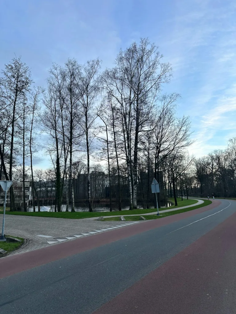 City Game Enschede a quiet road in the city
