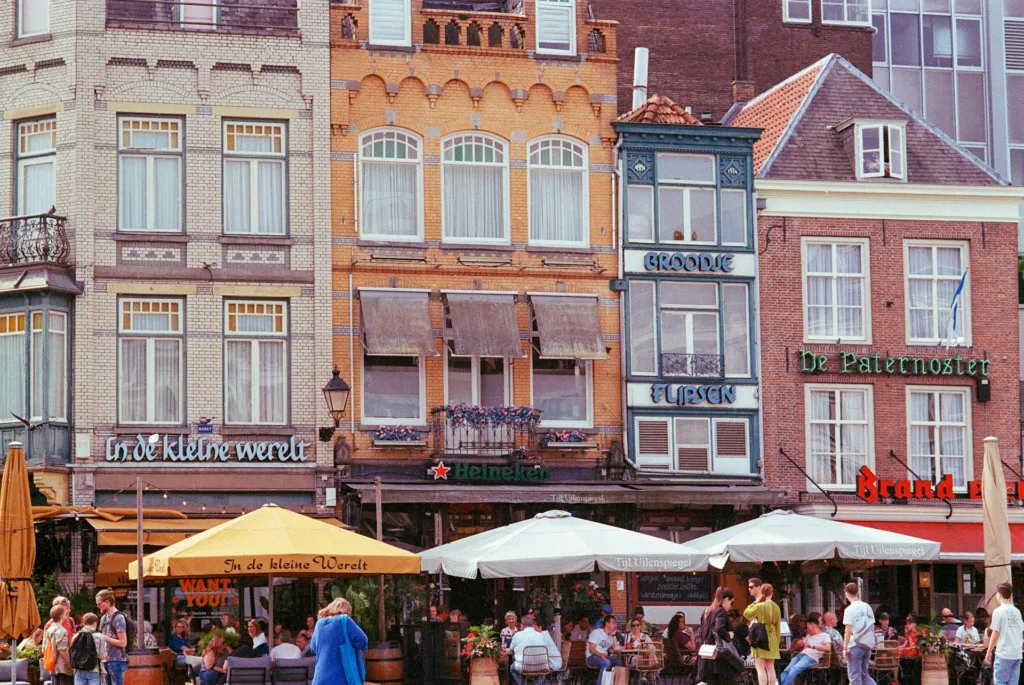 City Game Den Bosch market square on a nice day
