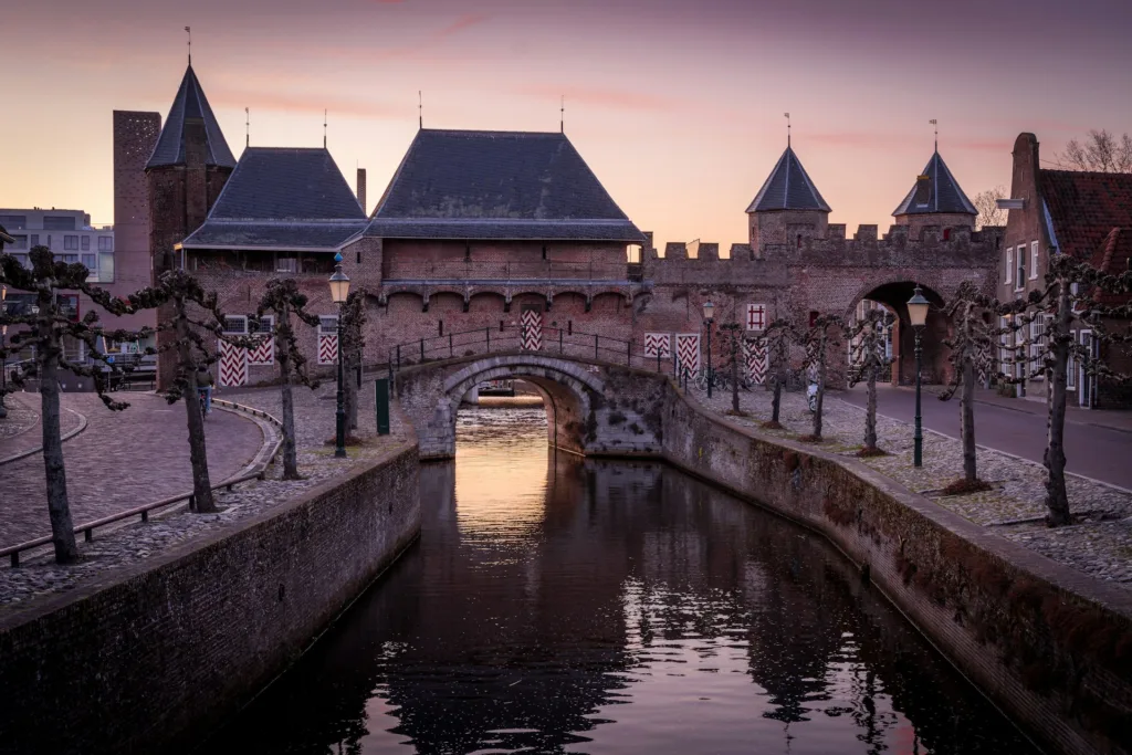 City Game Amersfoort during sunset