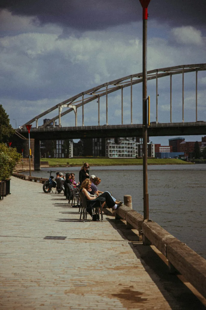 citygame deventer bench near body of water