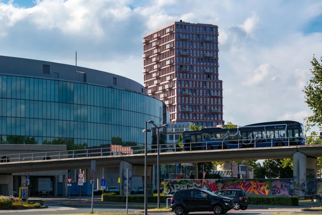 City Game Almere Cityscape and Train