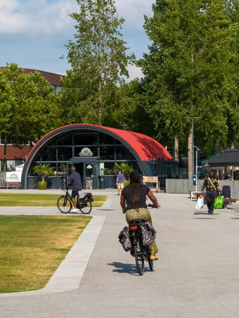 City Game Almere Person riding Bike