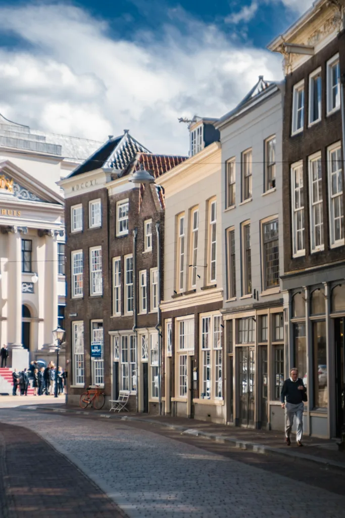 City Game Dordrecht featuring classic Dutch architecture, cobblestone roads, and a timeless charm that invites exploration.