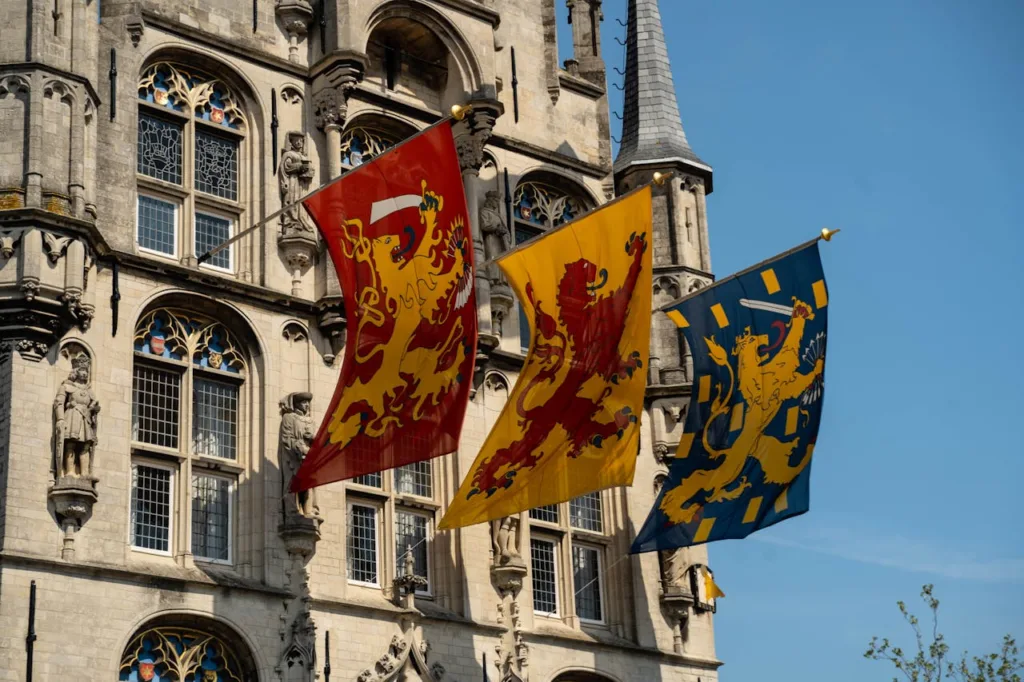 citygame gouda flags on town hall