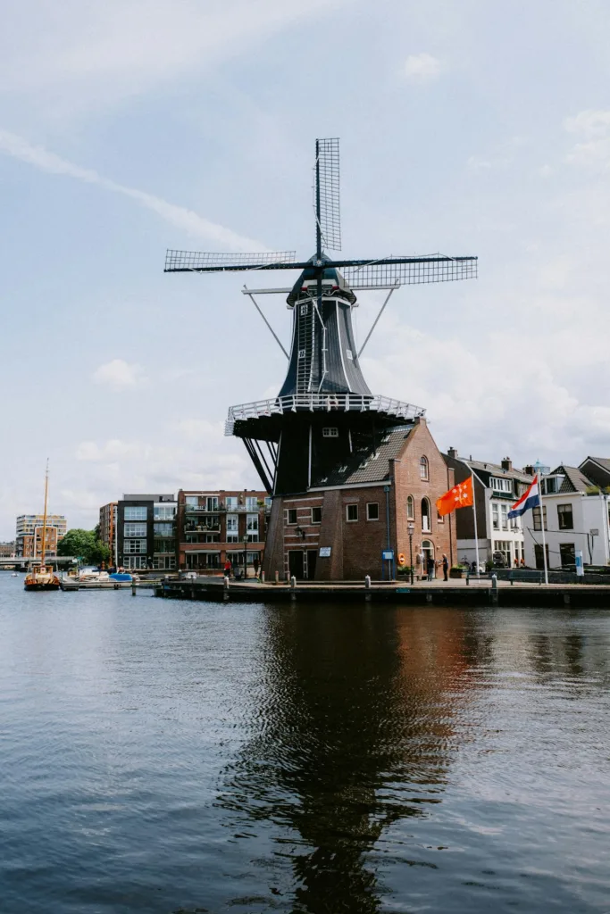 citygame haarlem windmill near water