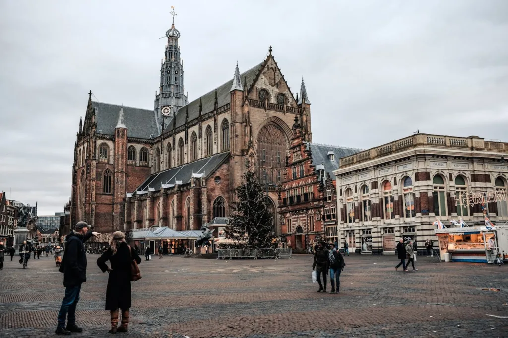 citygame haarlem church on city square