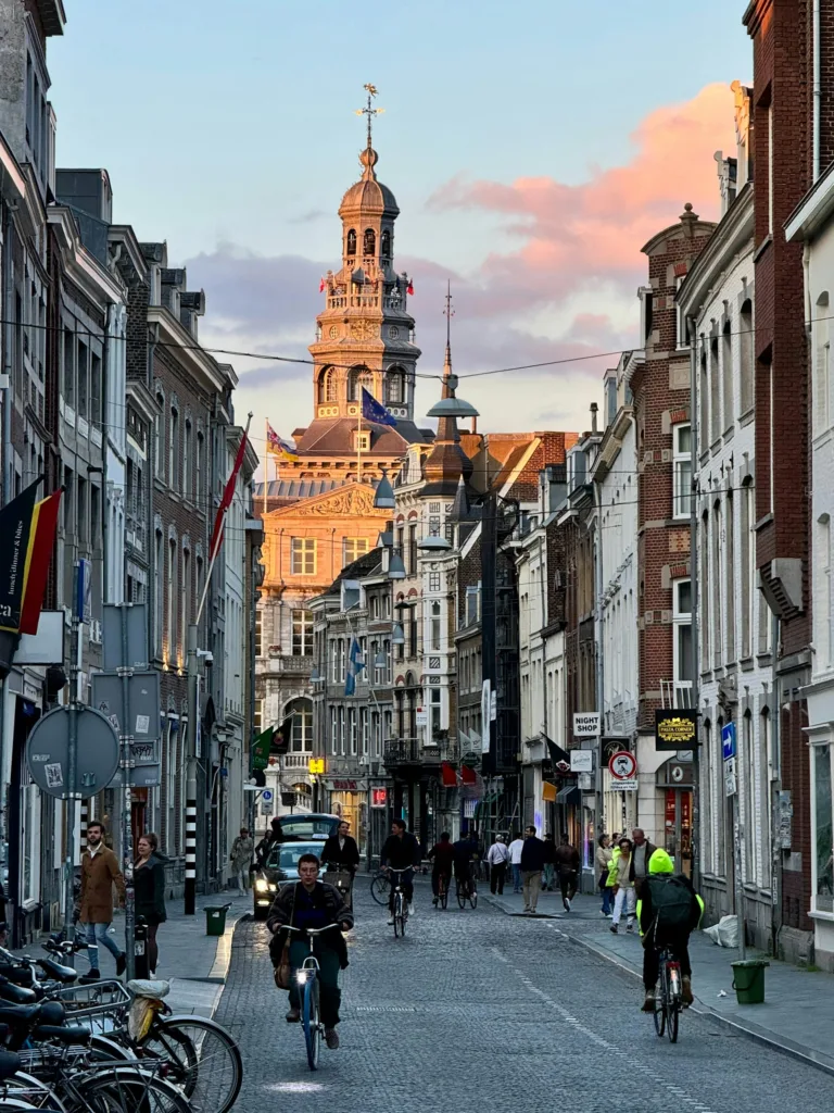 City Game Maastricht street with tower