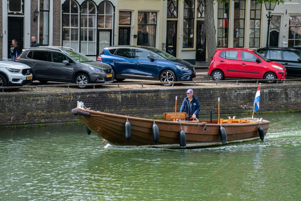City Game Zierikzee man in a boat