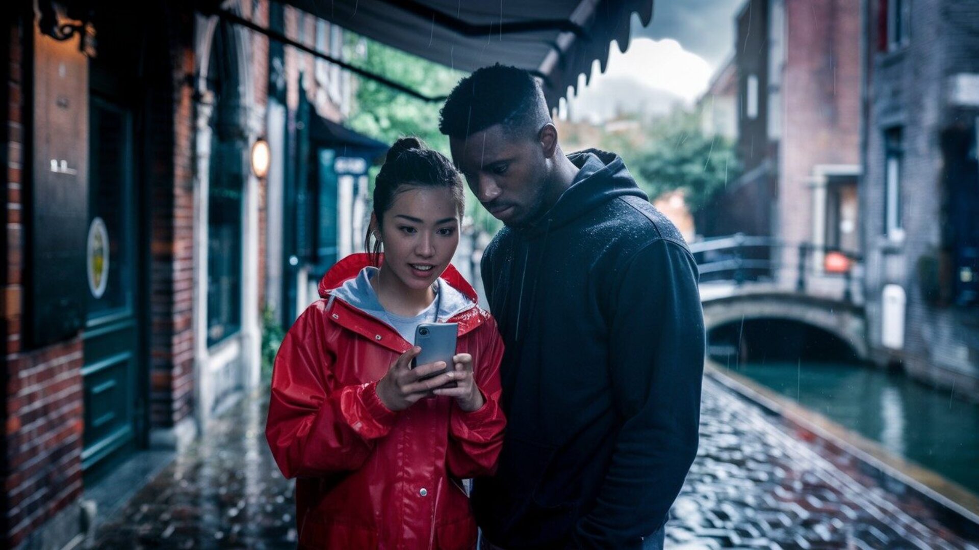 rainy day city puzzle game