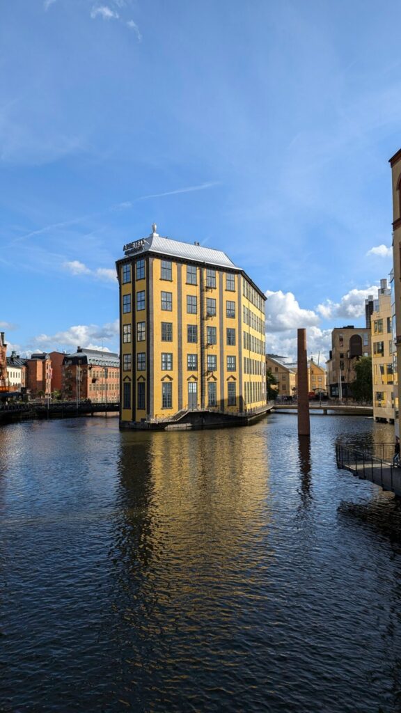 City Game Norrkoping River Building