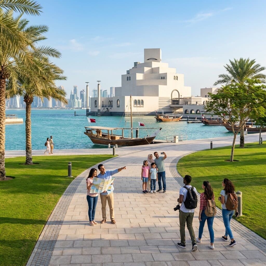 Museum Of Islamic Art And Park In Doha