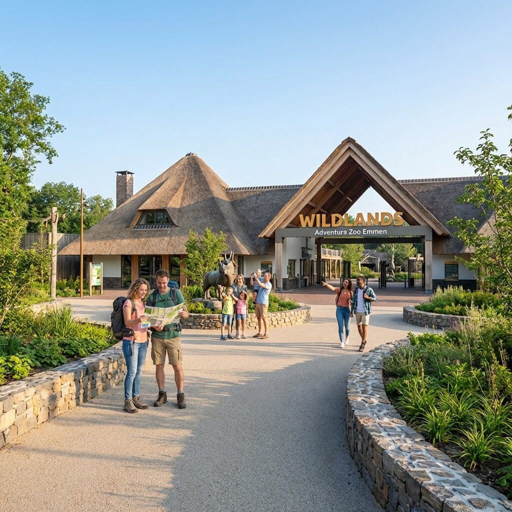 Entrance to Wildlands Adventure Zoo Emmen