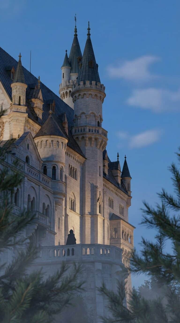 Neuschwanstein Castle at Dusk