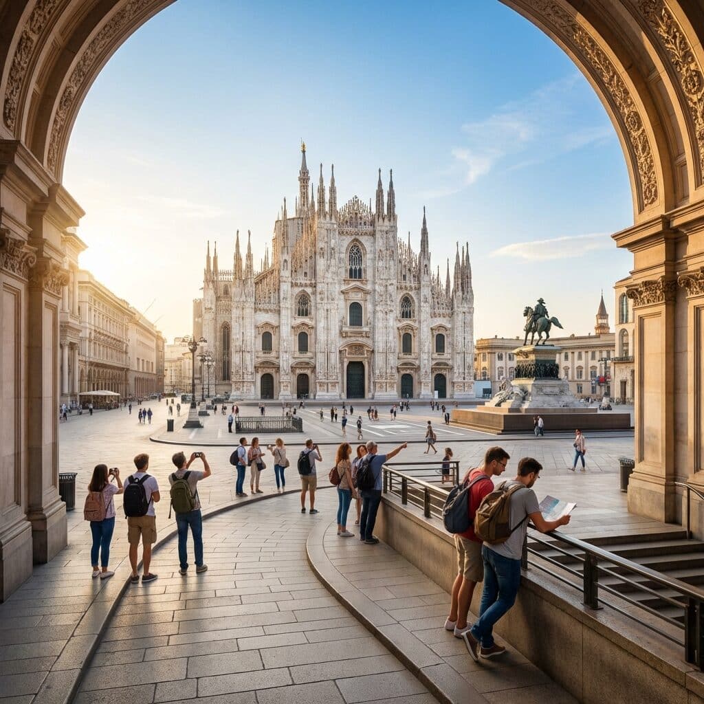 Milan Cathedral and Piazza del Duomo