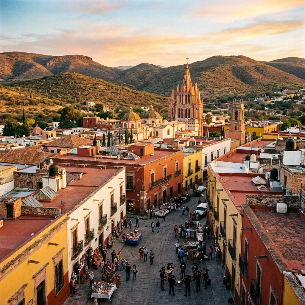 Sunset View of San Miguel de Allende, Mexico
