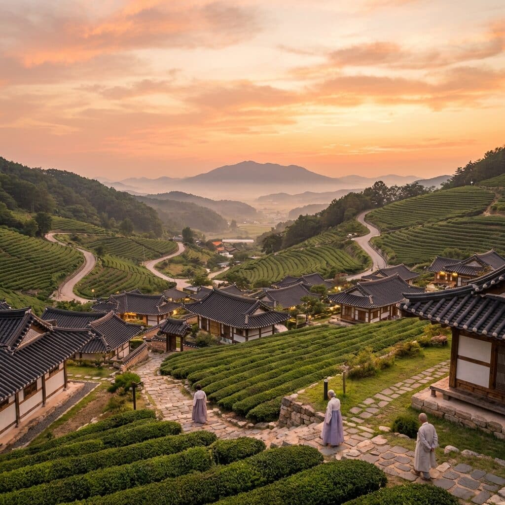 Boseong Green Tea Fields in South Korea