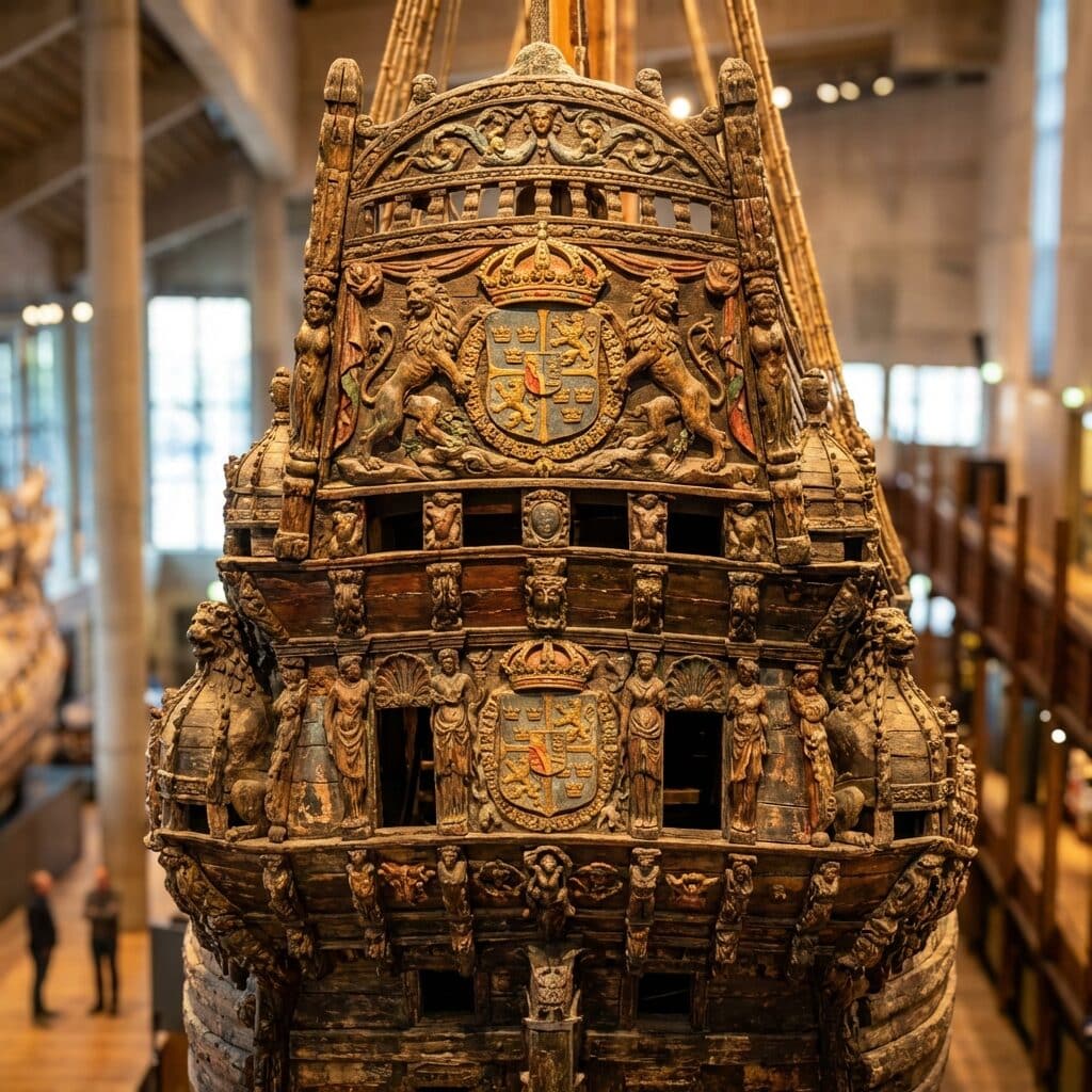 Stern of the Vasa Ship, Vasa Museum