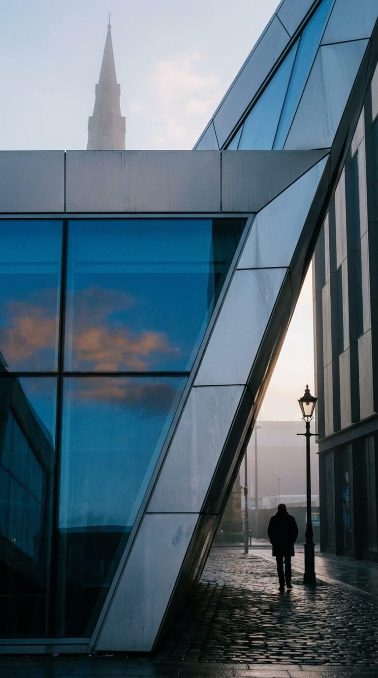 The MAC Arts Centre and St Anne's Cathedral, Belfast