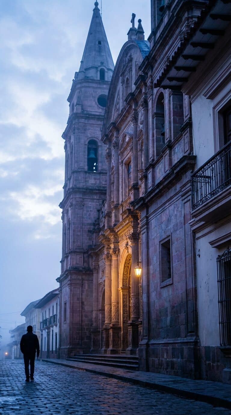 Santa Cruz de la Sierra Cathedral at Dusk