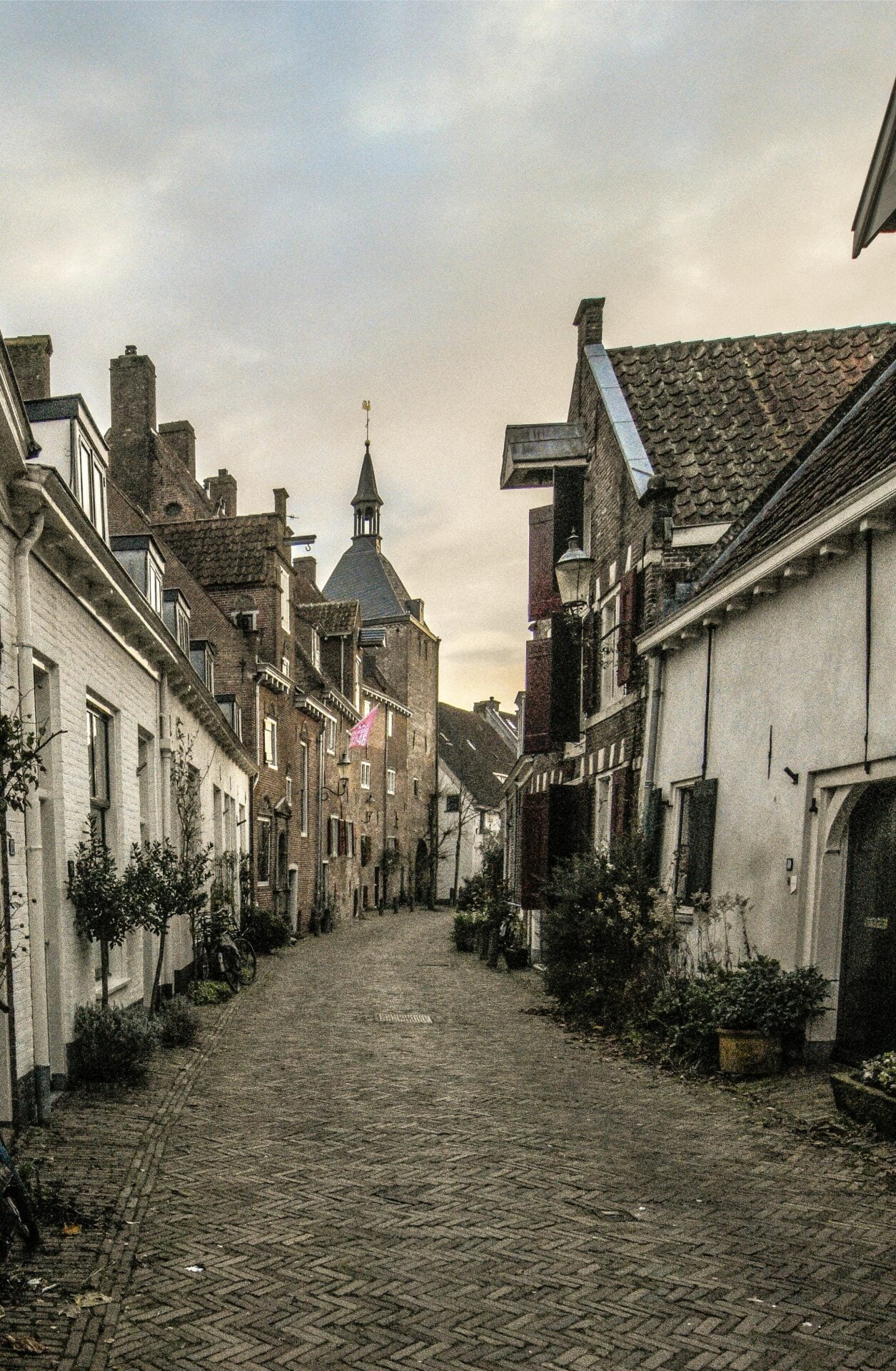 Historic Muurhuizen Street in Amersfoort