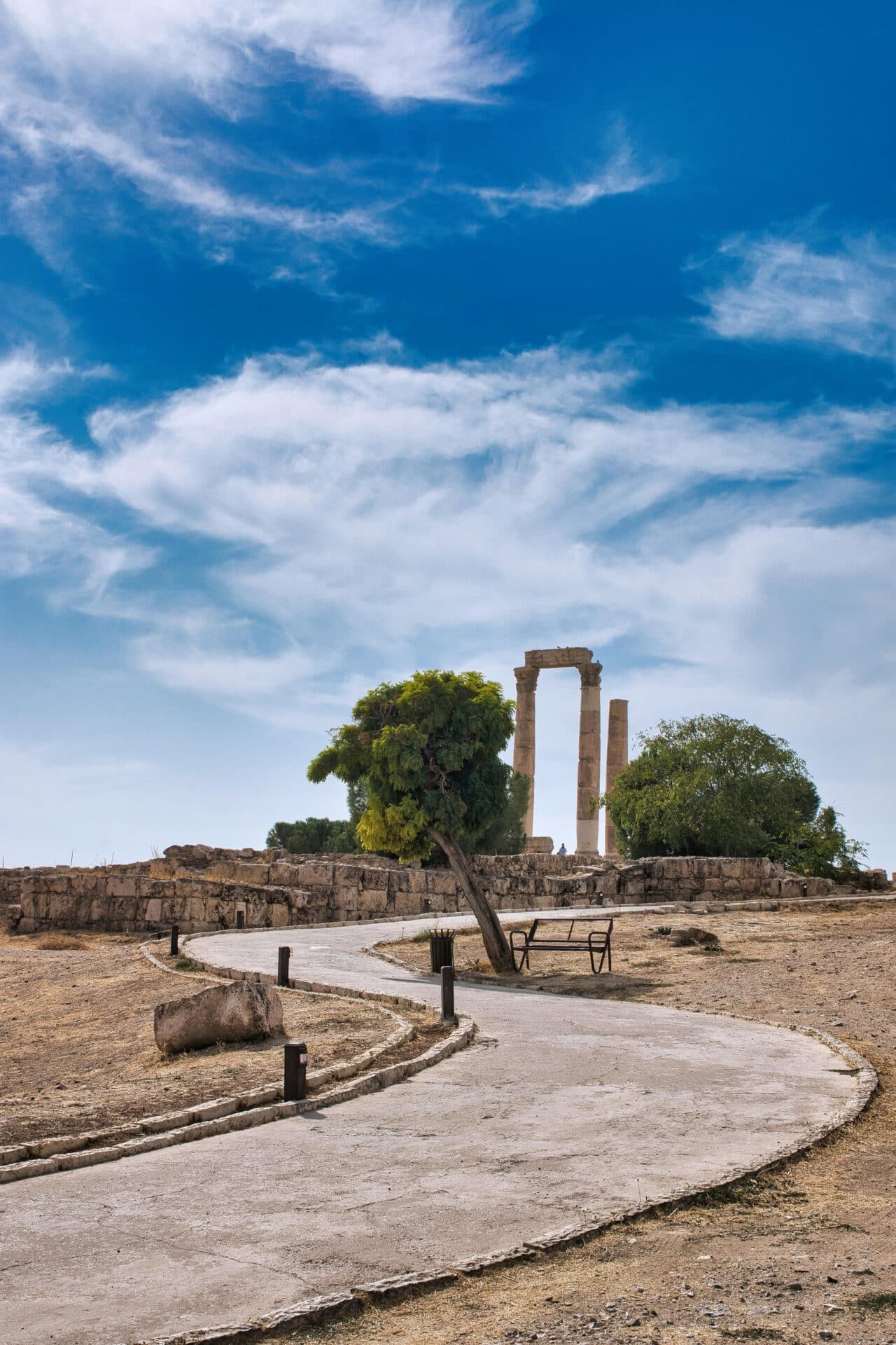 Temple of Hercules at the Amman Citadel