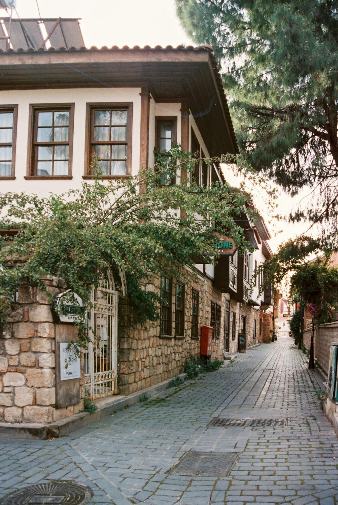 Historic Street in Kaleiçi, Antalya
