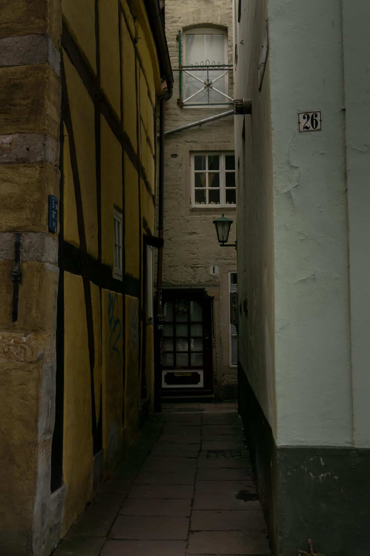 Narrow Alley in the Schnoor Quarter, Bremen