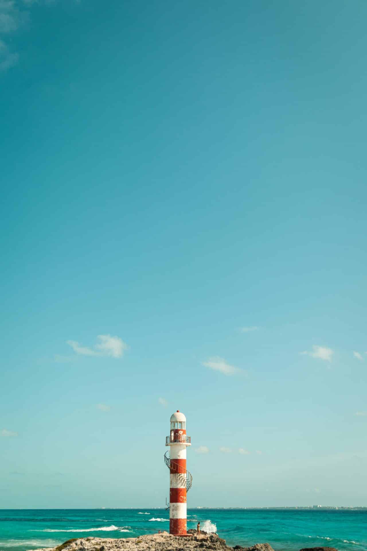Punta Cancun Lighthouse in Cancun