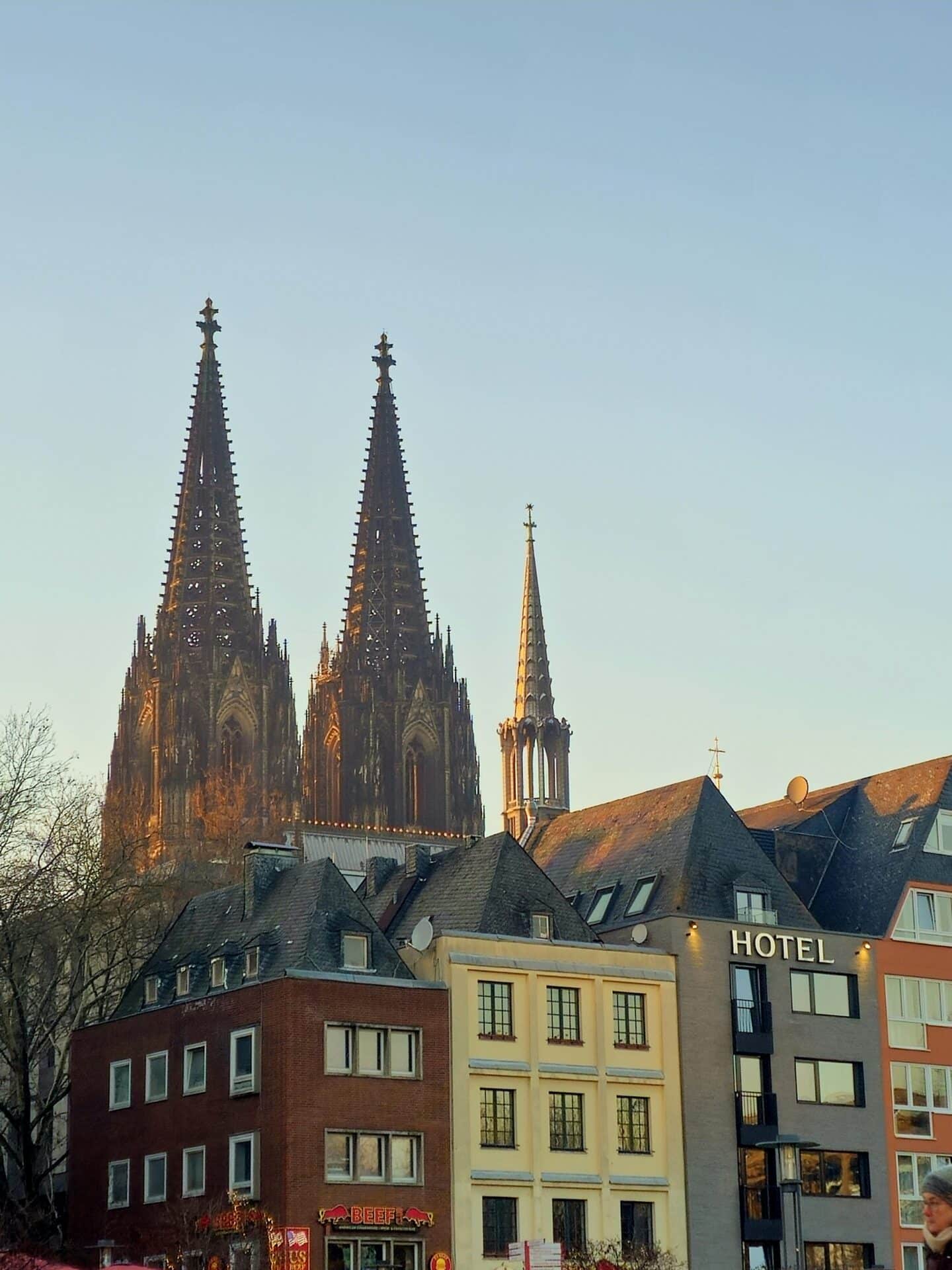 Cologne Cathedral and City Rooftops