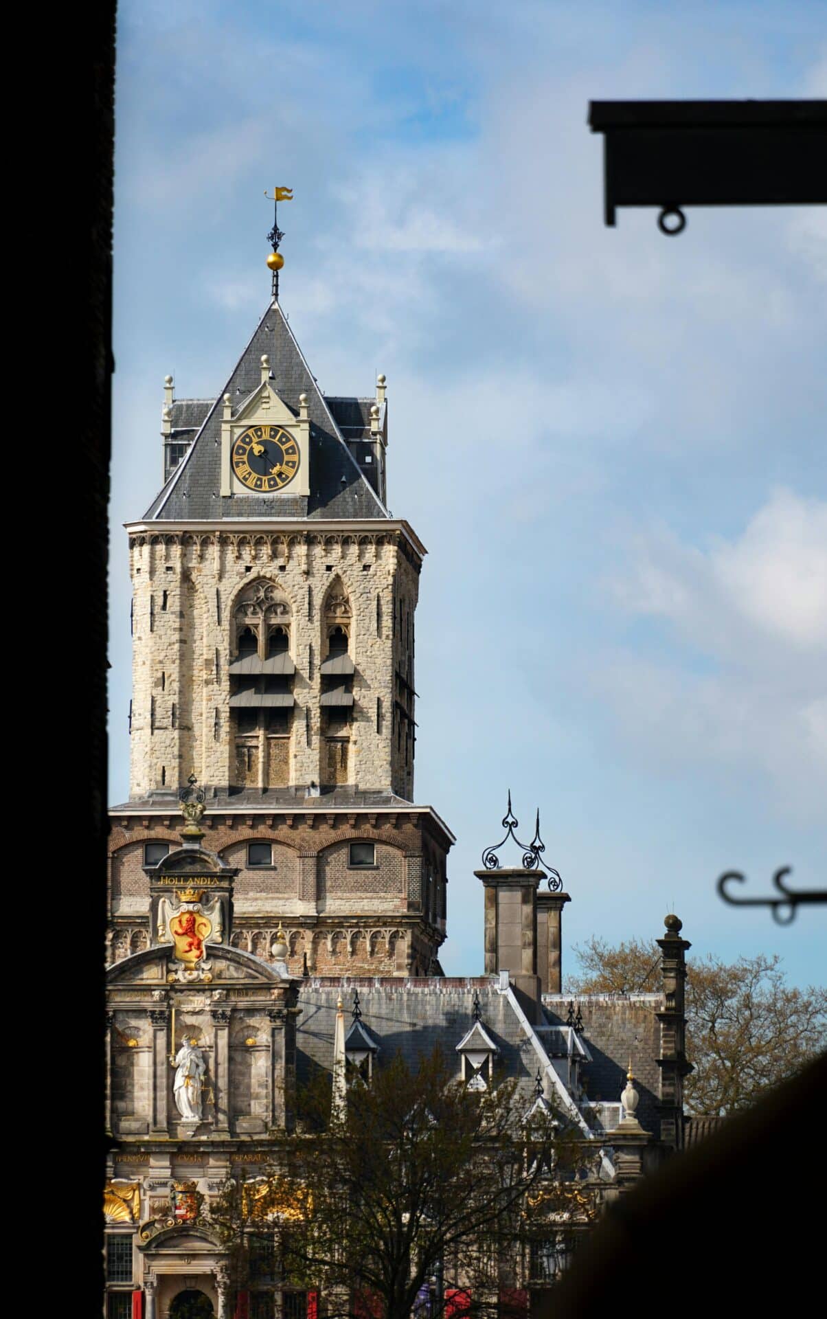 Delft City Hall Clock Tower