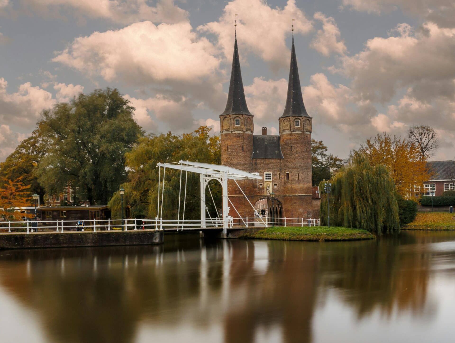 The Oostpoort Gate in Delft