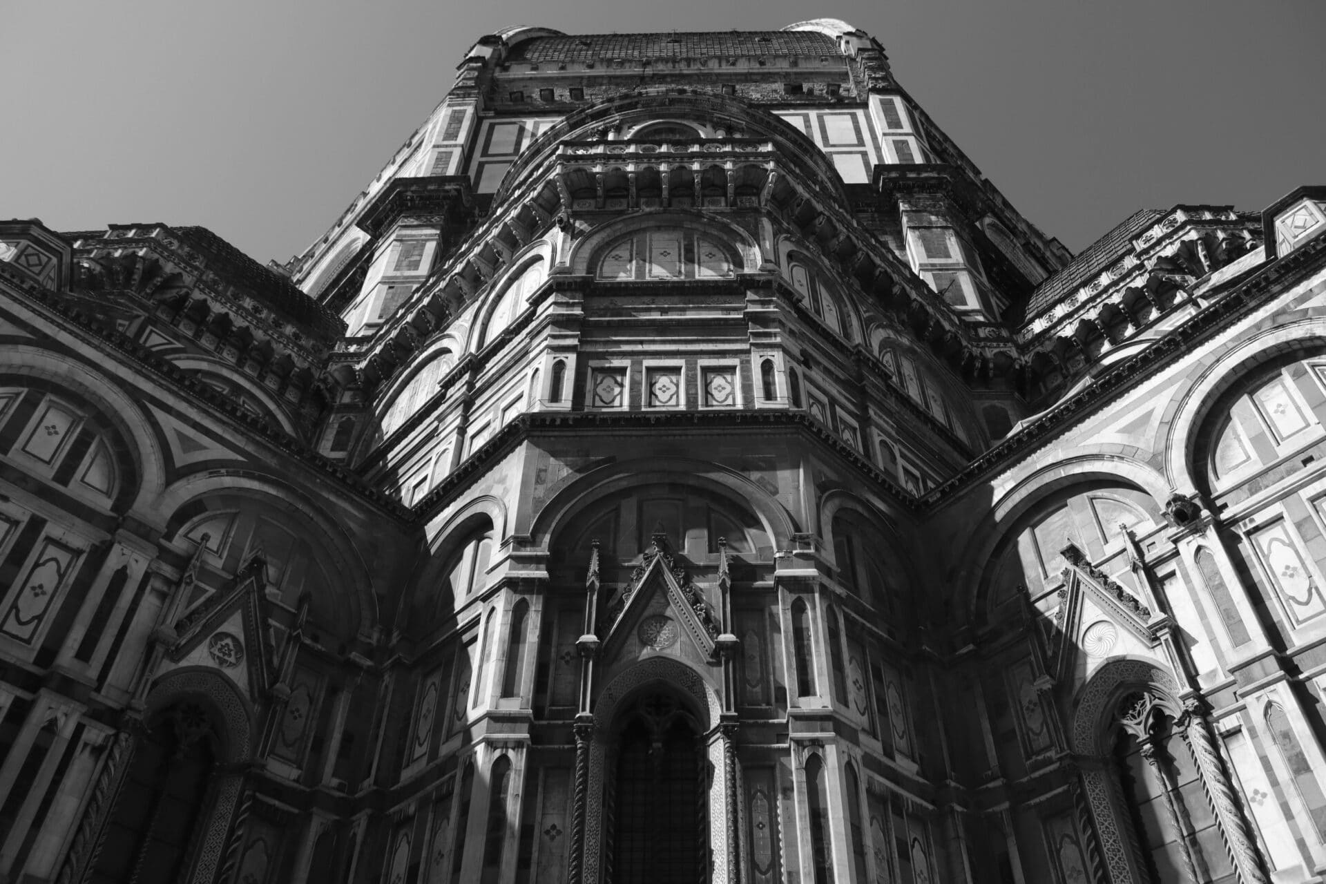 Ornate Facade of the Florence Cathedral