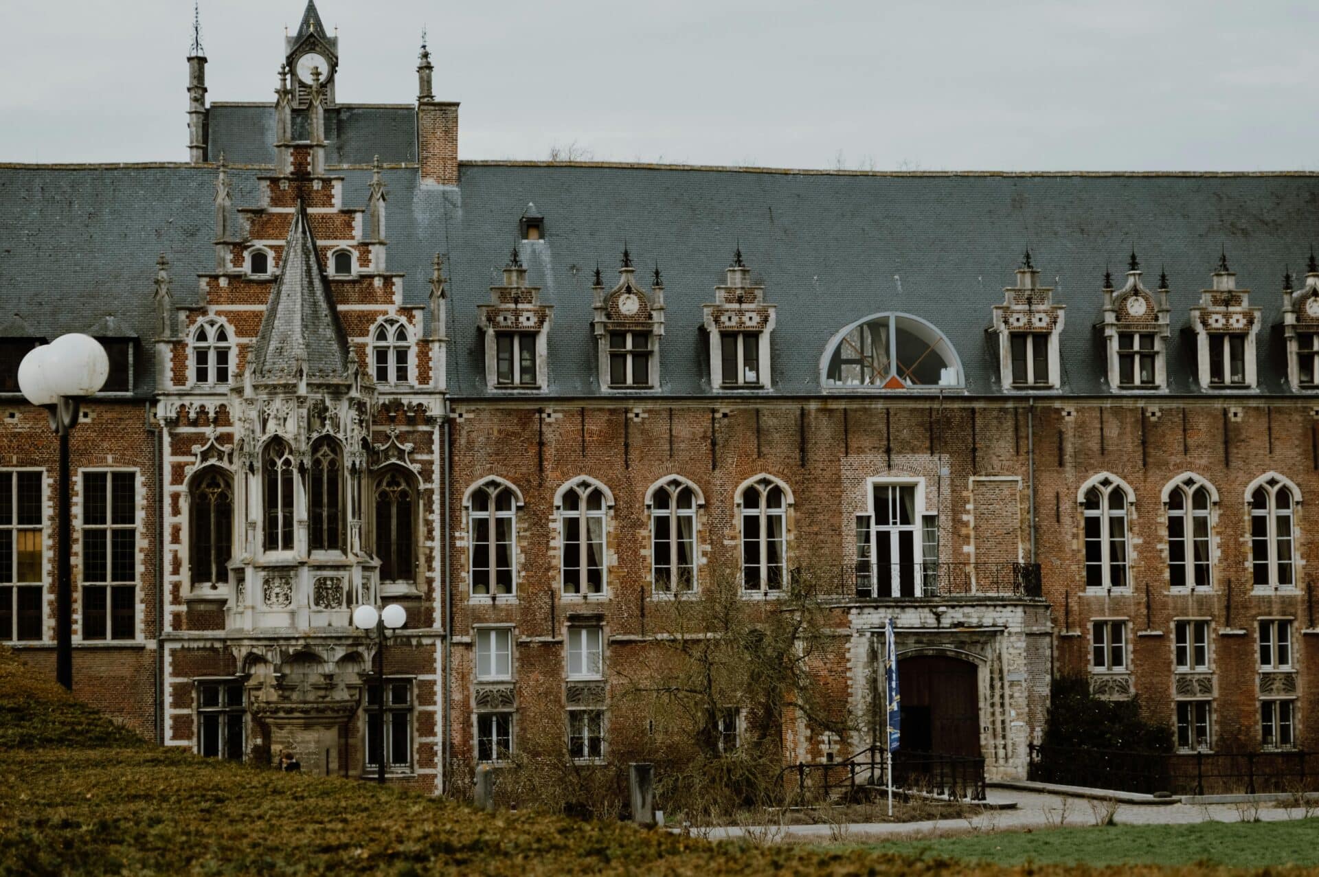Facade of Arenberg Castle in Leuven
