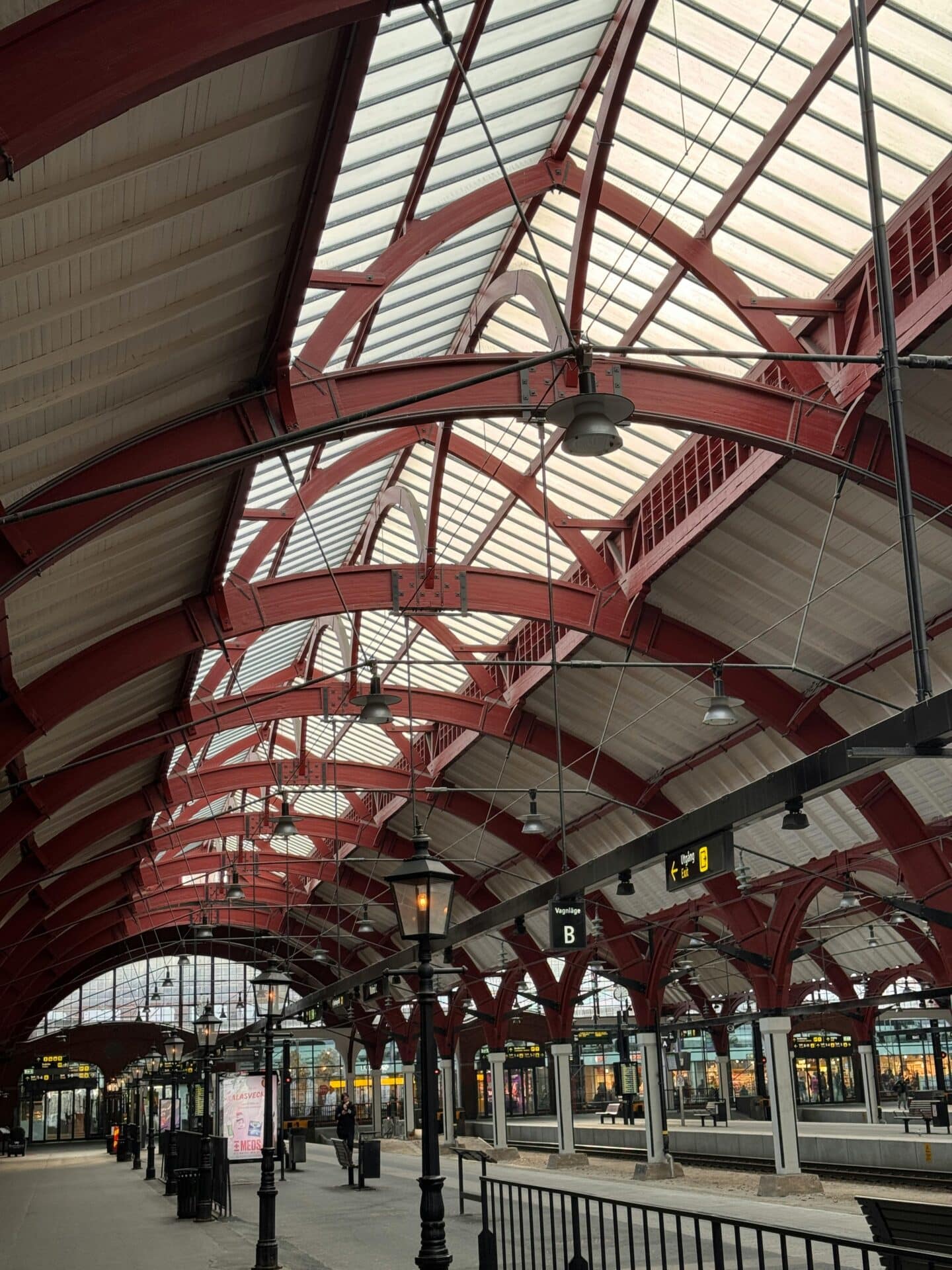 The Historic Roof of Malmö Central Station