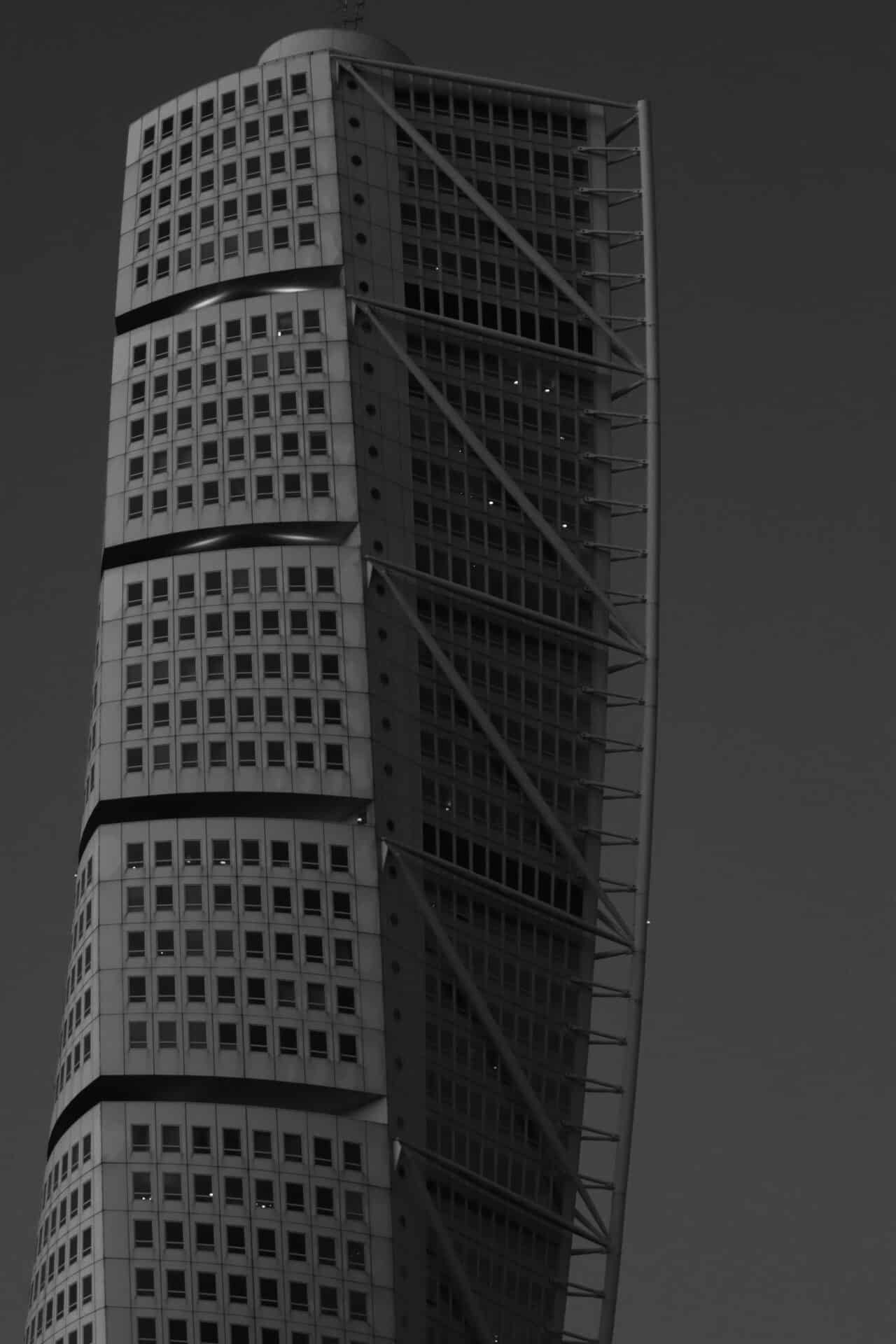 The Turning Torso Skyscraper in Malmö