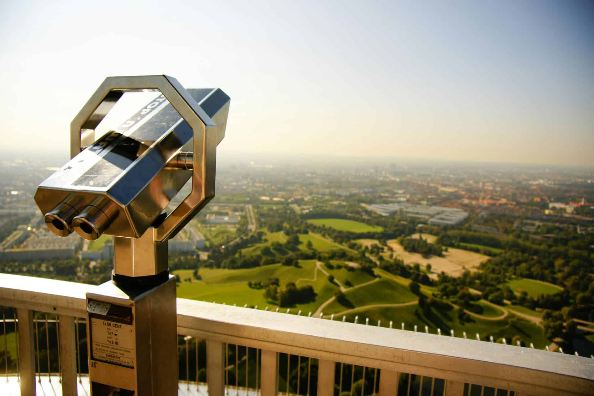 Observation Deck View Over Munich