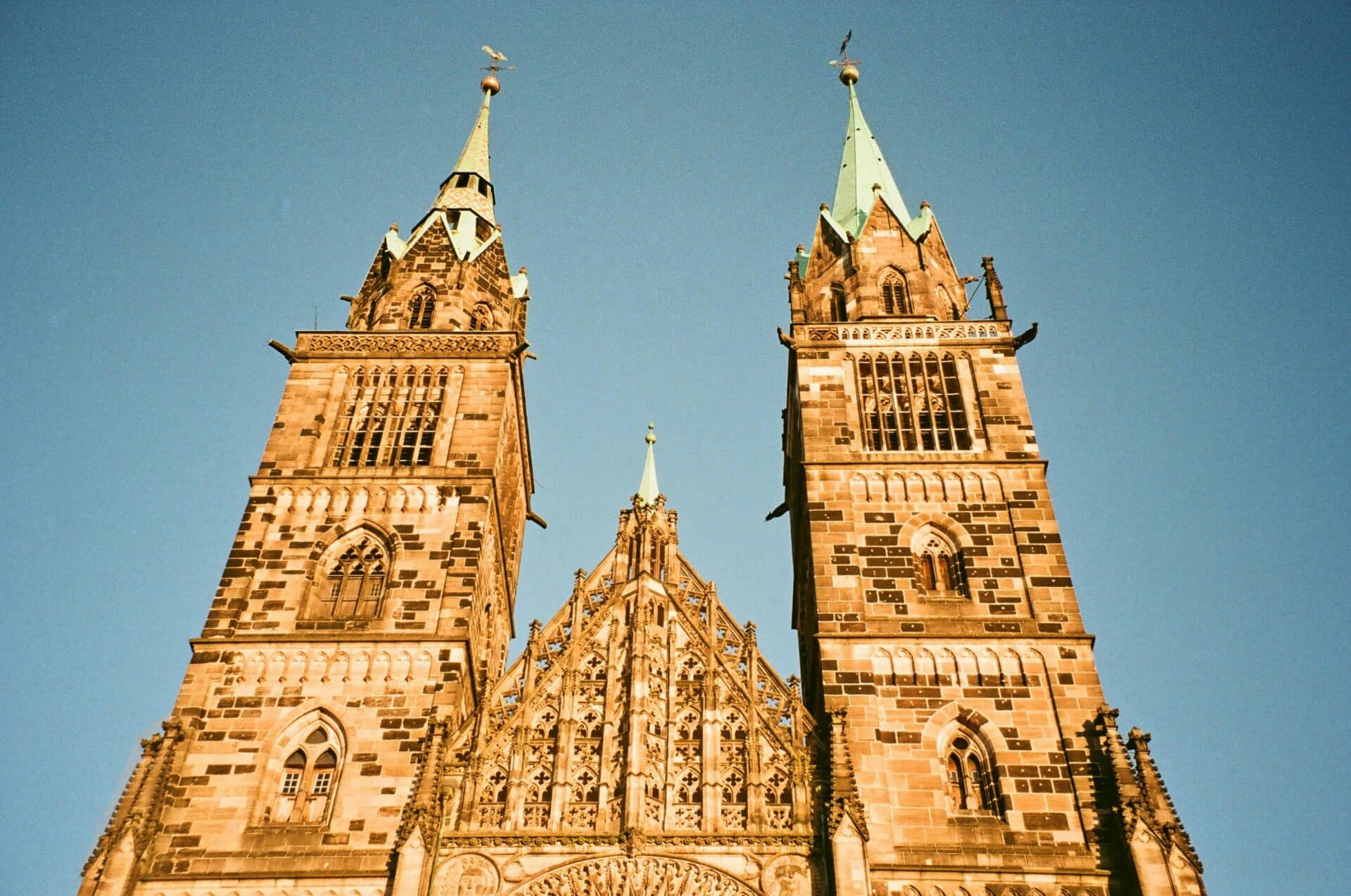 Facade and Towers of St. Lorenz Church, Nuremberg