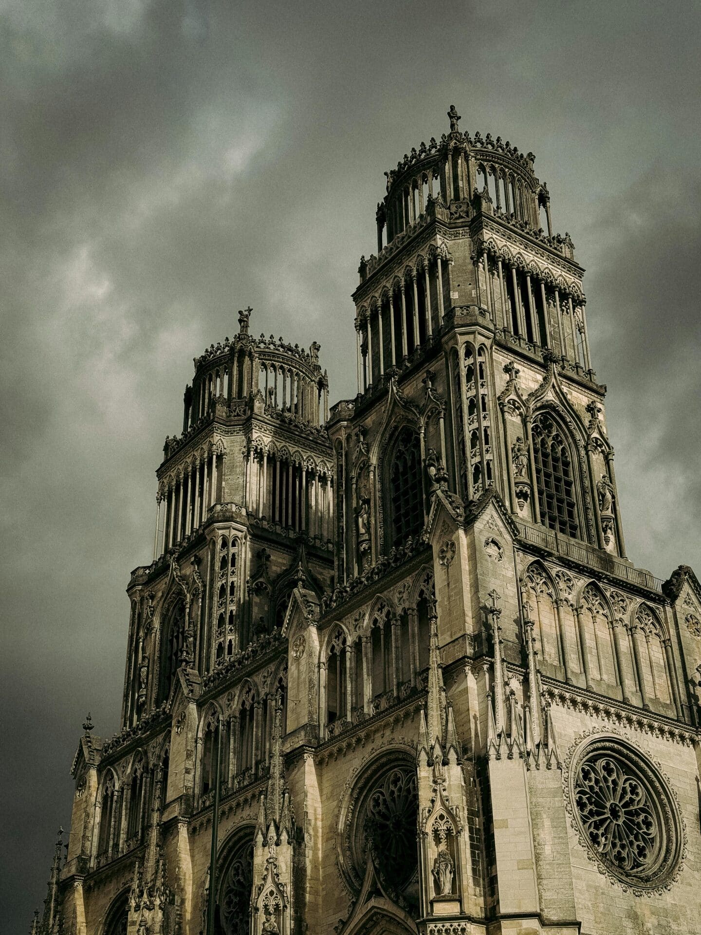 Sainte-Croix Cathedral Towers in Orléans