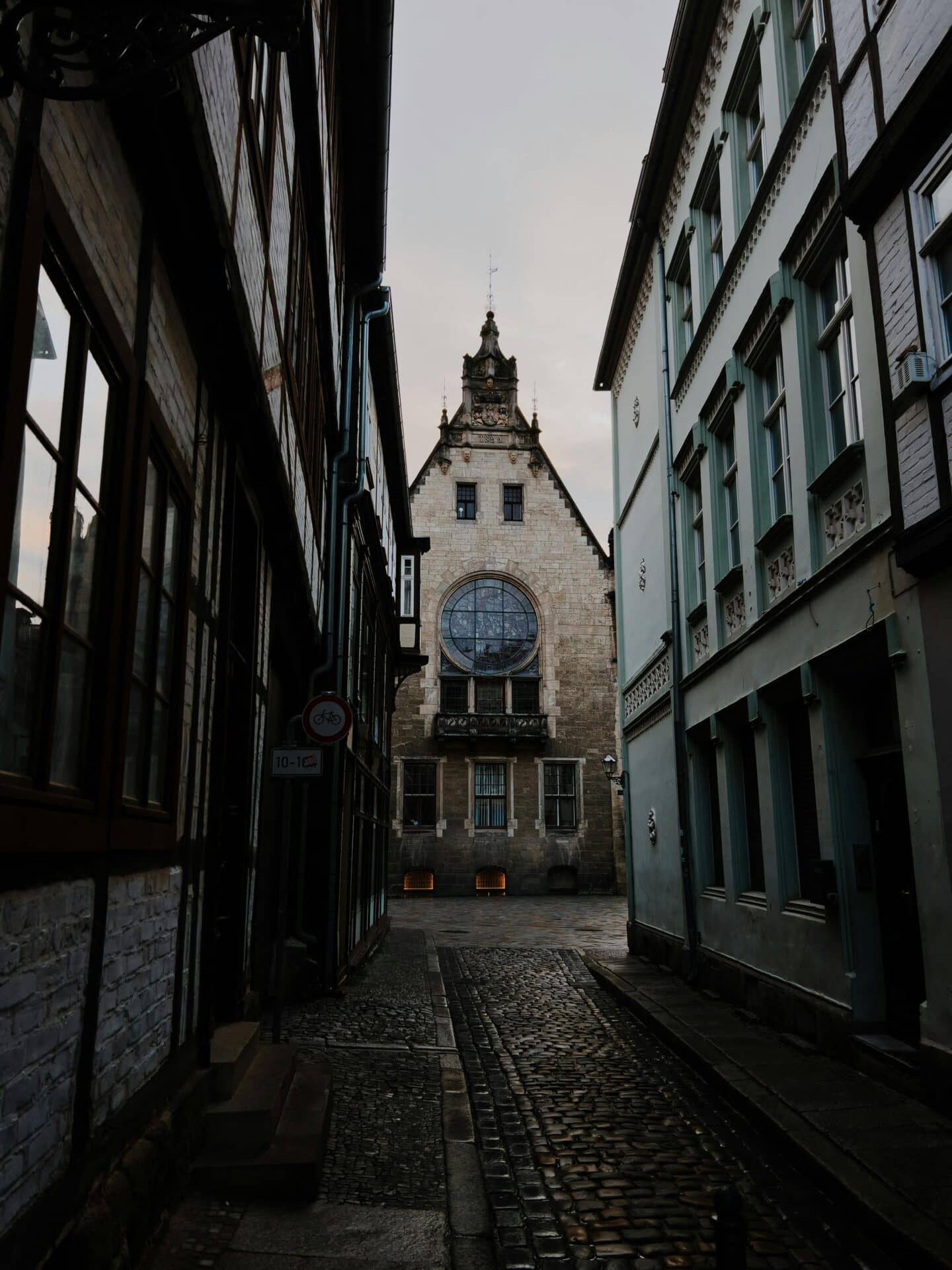 Alley View of the Akzisehaus in Osnabrück