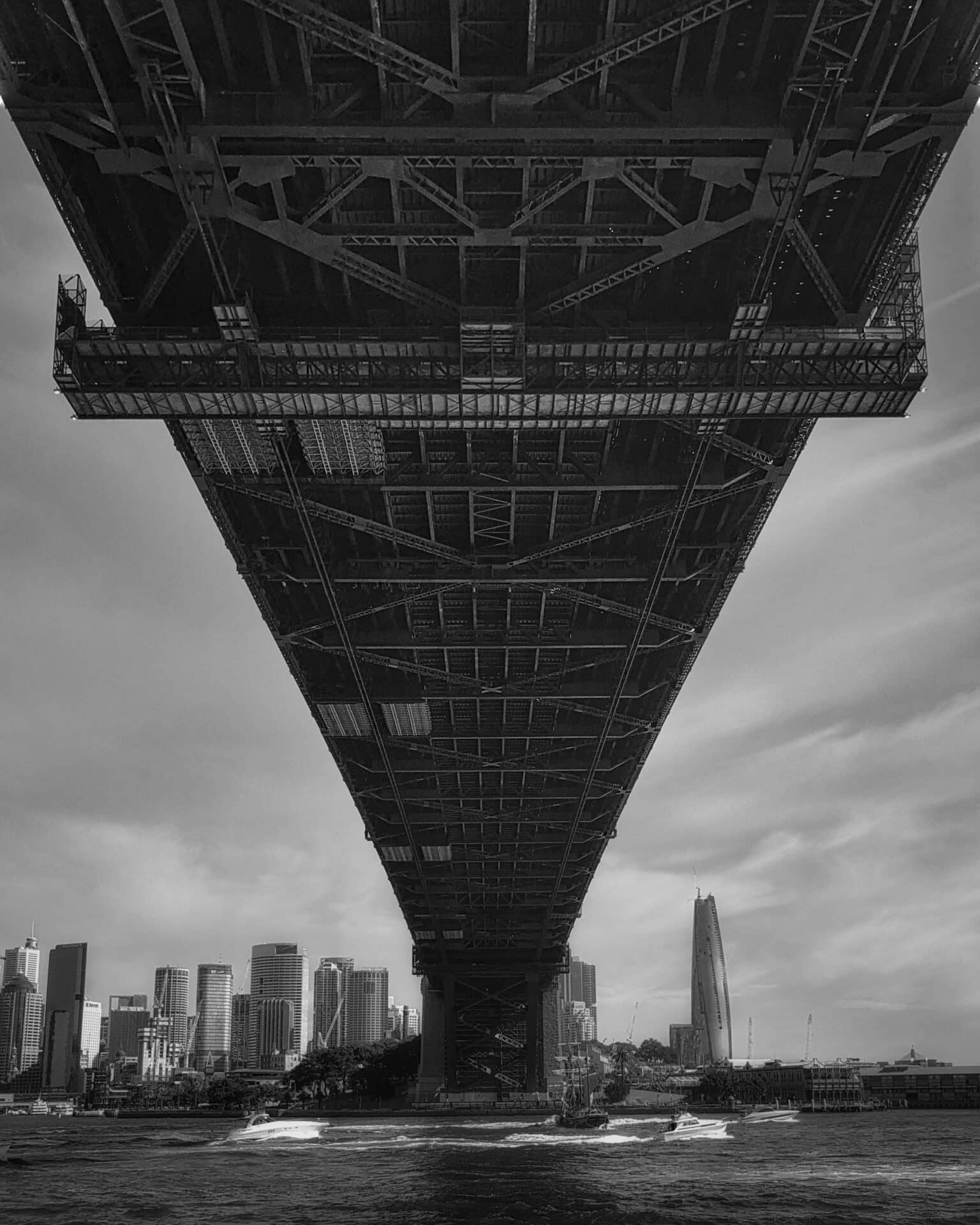Sydney Harbour Bridge From Below