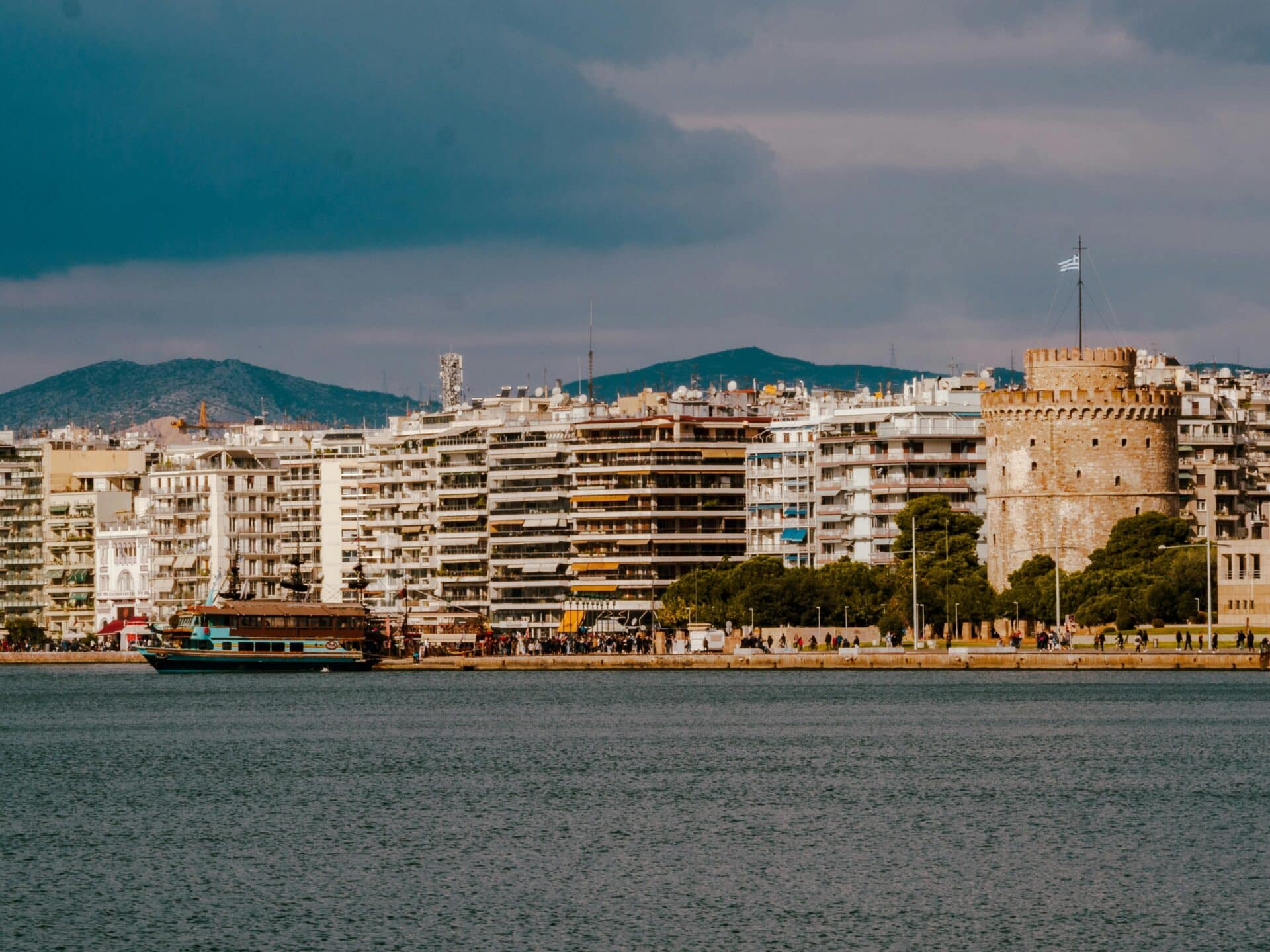 The White Tower on the Thessaloniki Waterfront