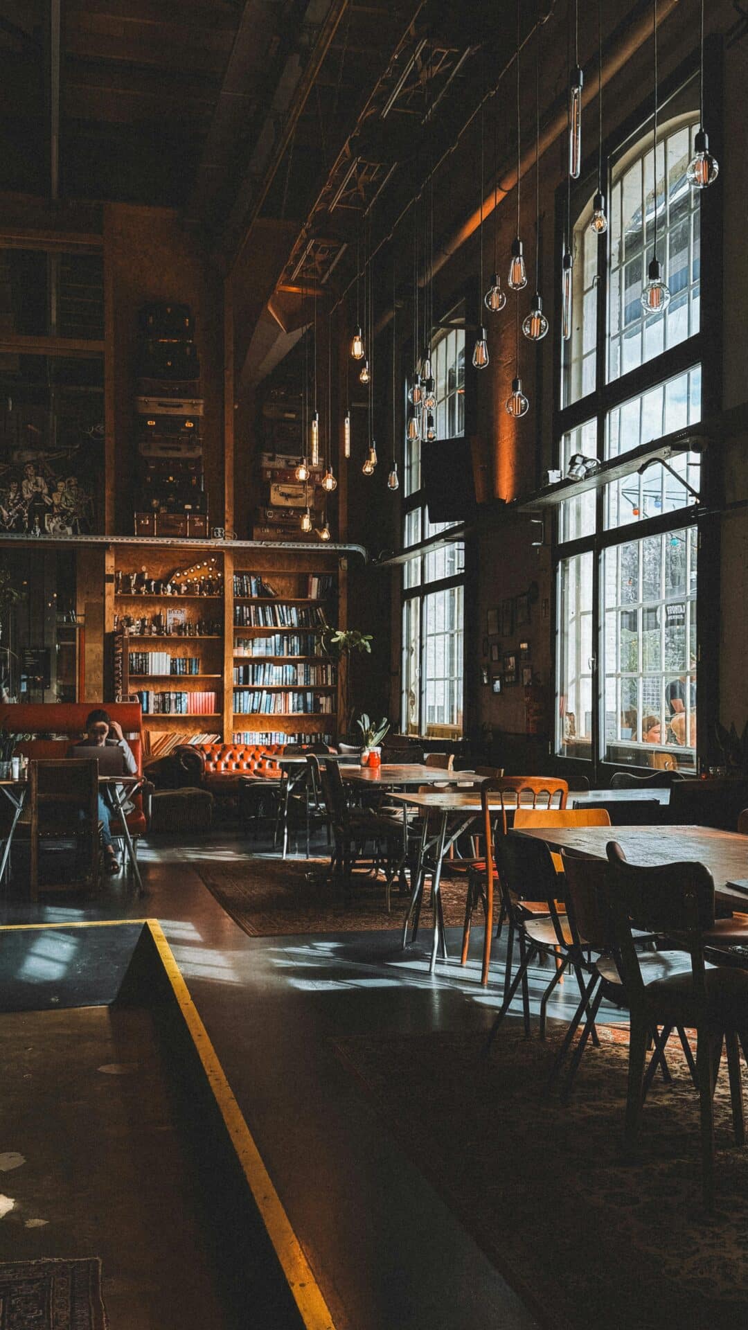 Industrial-Style Cafe Interior In Tilburg
